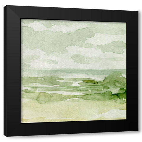 Northern Coast II Black Modern Wood Framed Art Print by Caroline, Emma