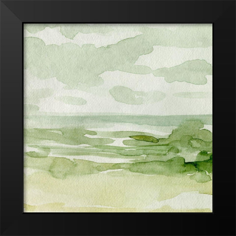 Northern Coast II Black Modern Wood Framed Art Print by Caroline, Emma