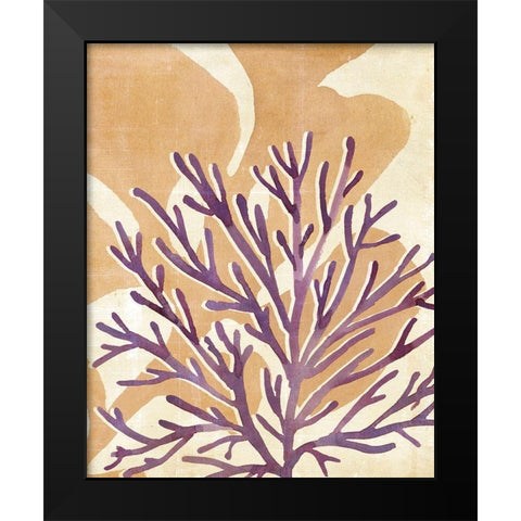 Chromatic Sea Tangle II Black Modern Wood Framed Art Print by Warren, Annie