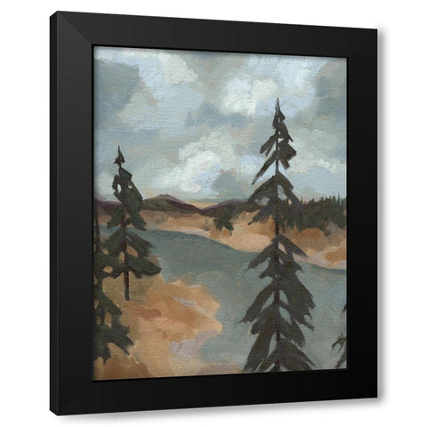 Yellowstone River II Black Modern Wood Framed Art Print by Green, Jacob