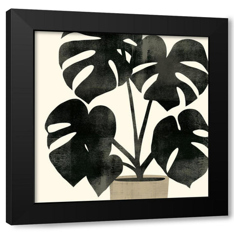 Plantling II Black Modern Wood Framed Art Print by Barnes, Victoria