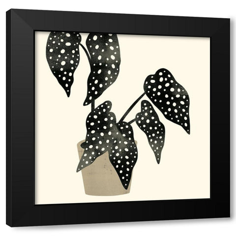 Plantling III Black Modern Wood Framed Art Print with Double Matting by Barnes, Victoria