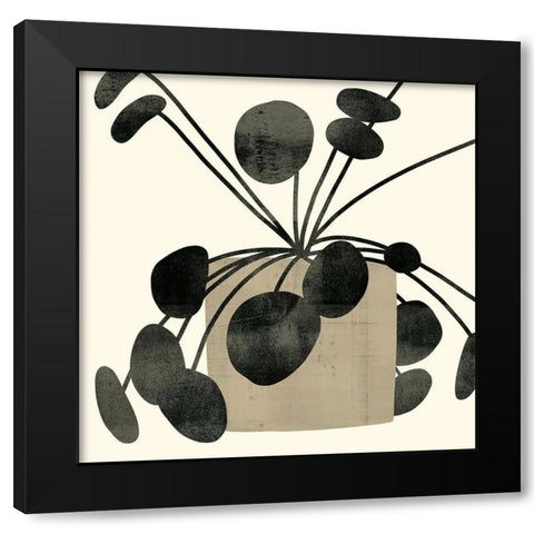 Plantling IV Black Modern Wood Framed Art Print by Barnes, Victoria