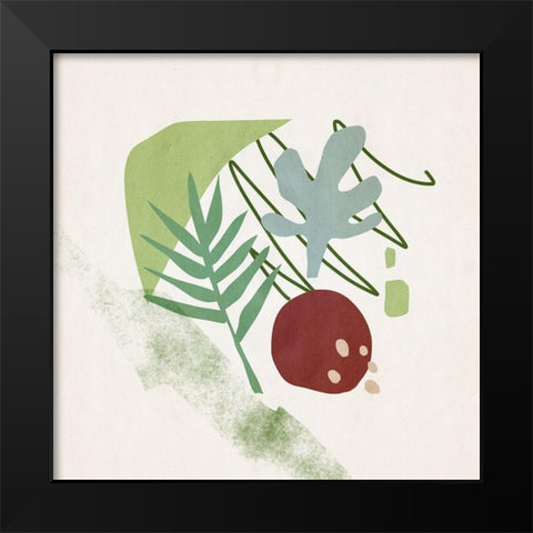 Grassland III Black Modern Wood Framed Art Print by Wang, Melissa