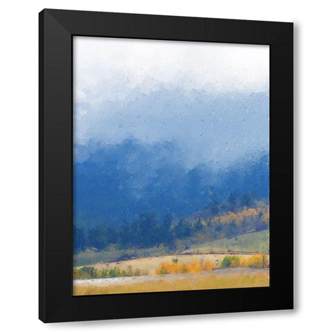 Mountain Mist I Black Modern Wood Framed Art Print by Vest, Chris