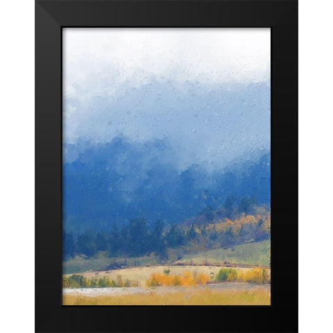 Mountain Mist I Black Modern Wood Framed Art Print by Vest, Chris