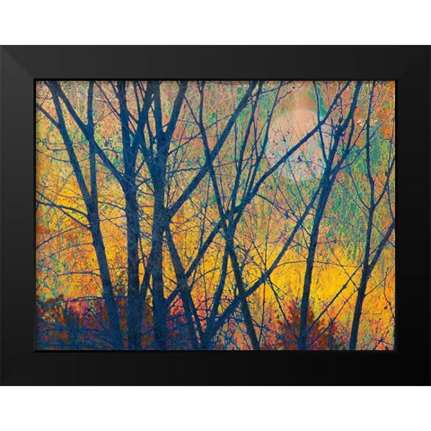 Meadow Trees I Black Modern Wood Framed Art Print by Vest, Chris