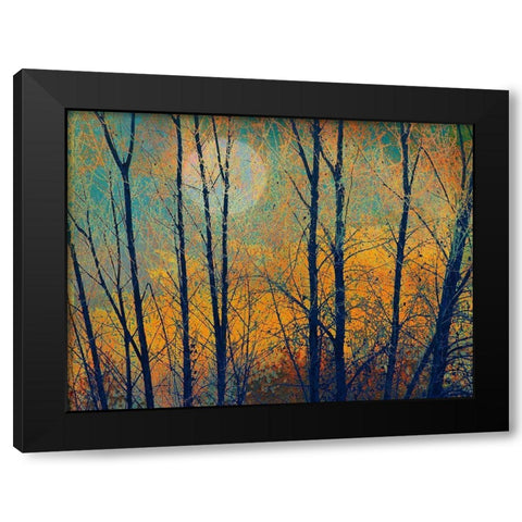 Meadow Trees II Black Modern Wood Framed Art Print by Vest, Chris