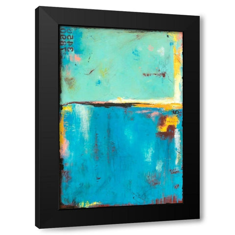 Matchbox Blue 55 Black Modern Wood Framed Art Print by Ashley, Erin
