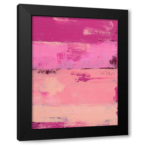 Sweet Heart Hotel II Black Modern Wood Framed Art Print with Double Matting by Ashley, Erin