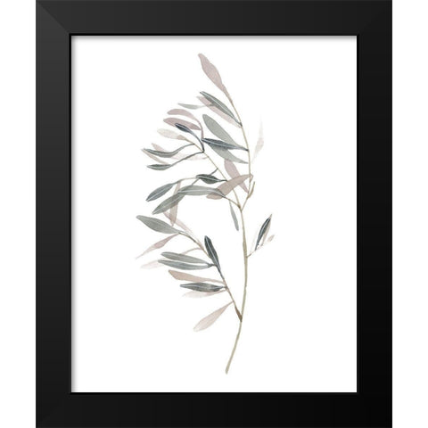 Gentle Breeze I Black Modern Wood Framed Art Print by Wang, Melissa