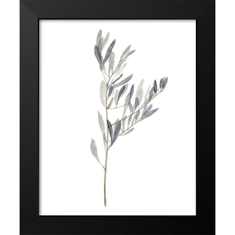 Gentle Breeze II Black Modern Wood Framed Art Print by Wang, Melissa