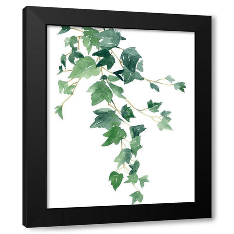 Branch Study I Black Modern Wood Framed Art Print with Double Matting by Wang, Melissa