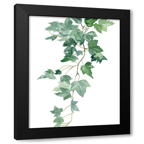 Branch Study II Black Modern Wood Framed Art Print with Double Matting by Wang, Melissa