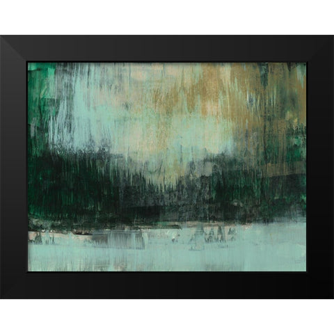 Emerald Grotto I Black Modern Wood Framed Art Print by Goldberger, Jennifer