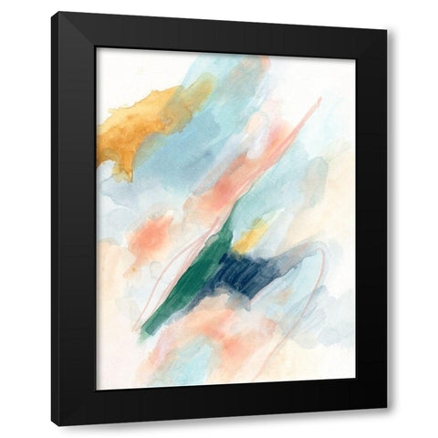 Sky Strike I Black Modern Wood Framed Art Print with Double Matting by Vess, June Erica