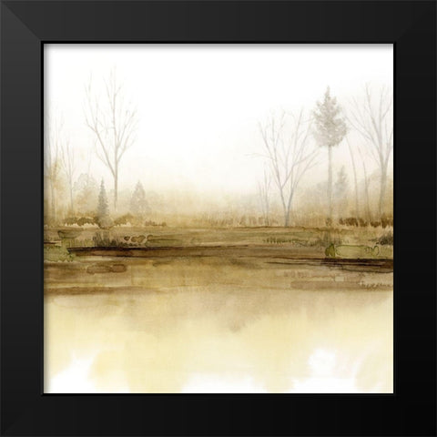 Golden Season I Black Modern Wood Framed Art Print by Popp, Grace
