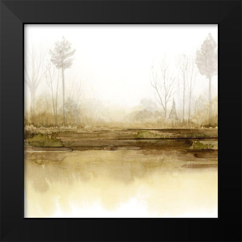 Golden Season II Black Modern Wood Framed Art Print by Popp, Grace