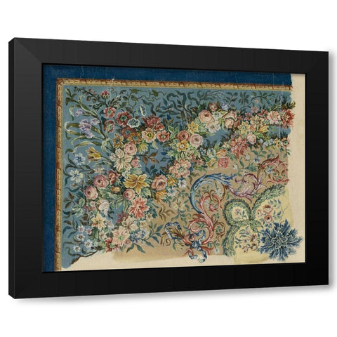 Vintage Design Sketch I Black Modern Wood Framed Art Print by Baxter Mill Archive