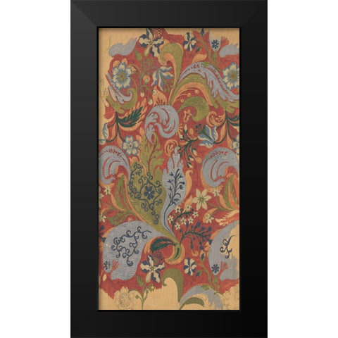 Vintage Design Sketch V Black Modern Wood Framed Art Print by Baxter Mill Archive