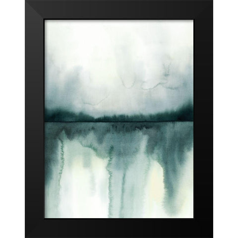Soft Reflections II Black Modern Wood Framed Art Print by Popp, Grace