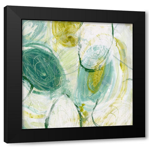 Revolved Diodes II Black Modern Wood Framed Art Print with Double Matting by Vess, June Erica
