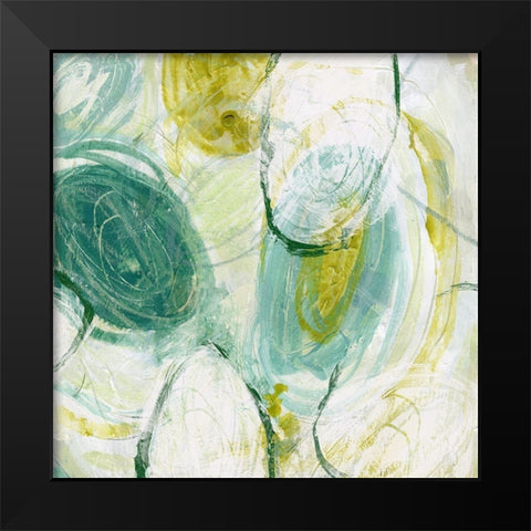 Revolved Diodes II Black Modern Wood Framed Art Print by Vess, June Erica