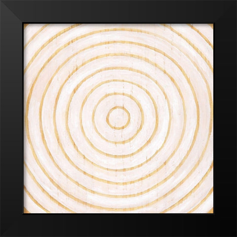 Modern Rattan III Black Modern Wood Framed Art Print by Lam, Vanna