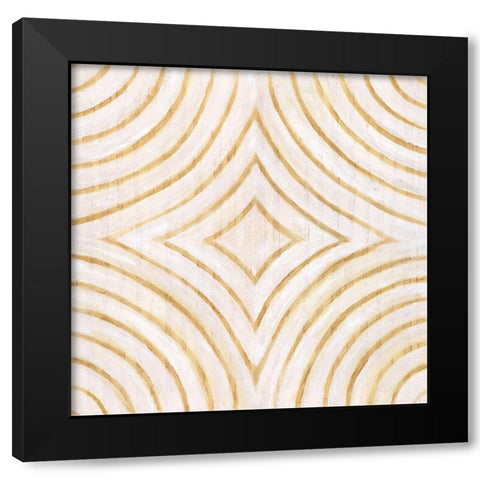 Modern Rattan IV Black Modern Wood Framed Art Print by Lam, Vanna