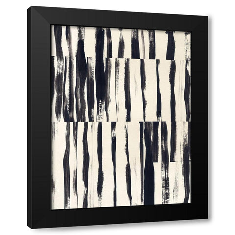 Minor Key I Black Modern Wood Framed Art Print by Vess, June Erica