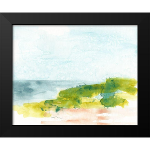 Spring Shoals I Black Modern Wood Framed Art Print by Vess, June Erica
