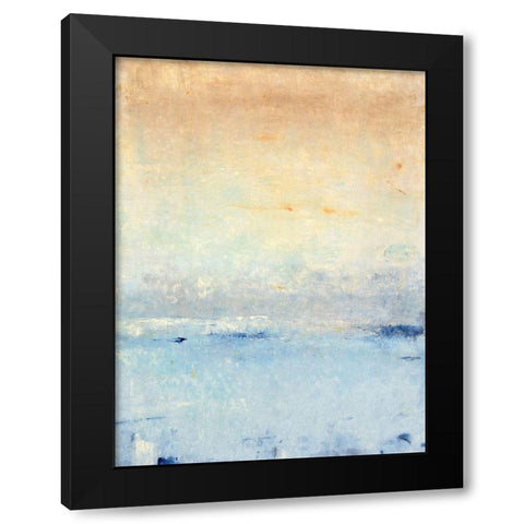 Inlet at Sunrise I Black Modern Wood Framed Art Print with Double Matting by OToole, Tim