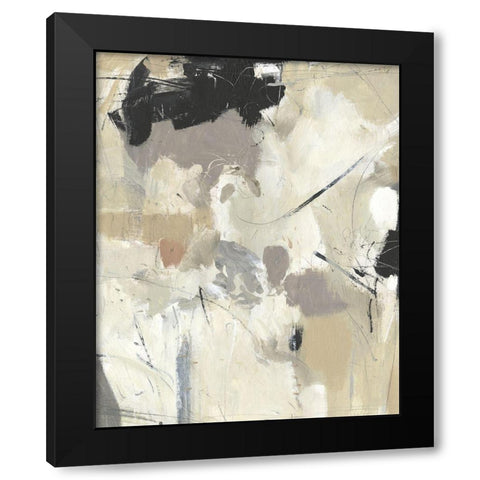 Scattered Remnants I Black Modern Wood Framed Art Print by OToole, Tim