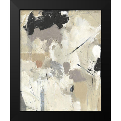 Scattered Remnants I Black Modern Wood Framed Art Print by OToole, Tim