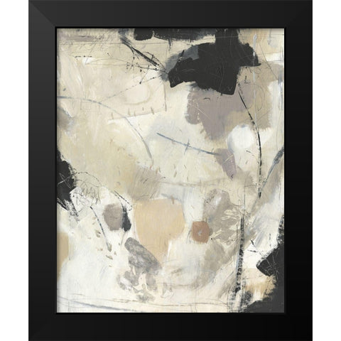 Scattered Remnants II Black Modern Wood Framed Art Print by OToole, Tim