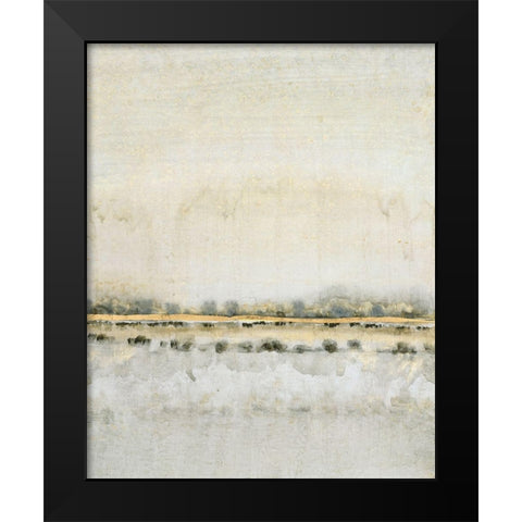 Gilded Horizon II Black Modern Wood Framed Art Print by OToole, Tim