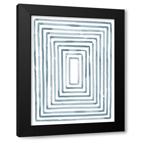 Divisions III Black Modern Wood Framed Art Print by Lam, Vanna