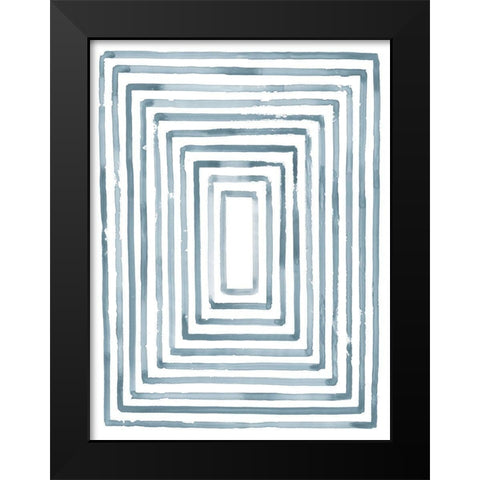 Divisions III Black Modern Wood Framed Art Print by Lam, Vanna