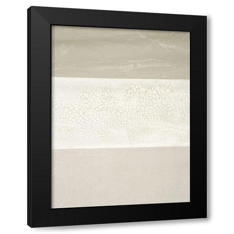 Cracked Parchment I Black Modern Wood Framed Art Print by Lam, Vanna