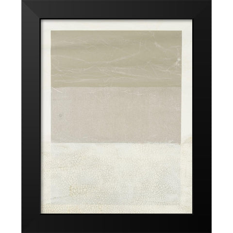 Cracked Parchment II Black Modern Wood Framed Art Print by Lam, Vanna