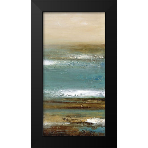 Lullaby I Black Modern Wood Framed Art Print by Bramma, Lila