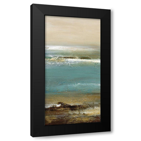 Lullaby II Black Modern Wood Framed Art Print by Bramma, Lila
