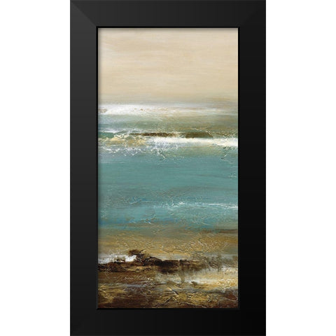 Lullaby II Black Modern Wood Framed Art Print by Bramma, Lila