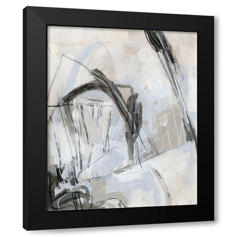 Custom Neutral Boundary II Black Modern Wood Framed Art Print with Double Matting by Vess, June Erica