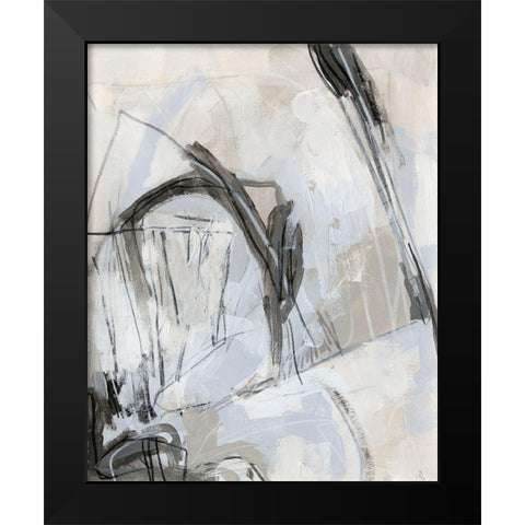Custom Neutral Boundary II Black Modern Wood Framed Art Print by Vess, June Erica