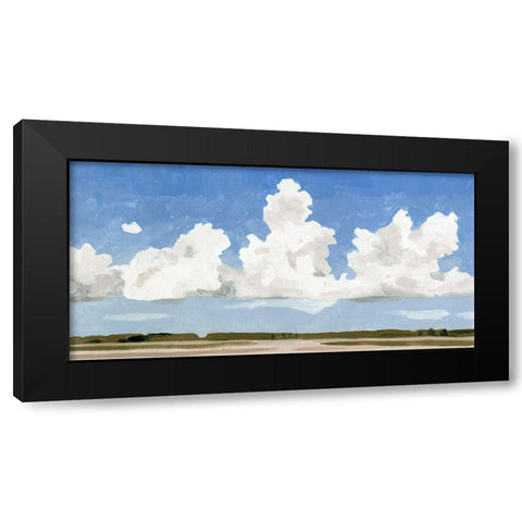 Picnic Landscape I Black Modern Wood Framed Art Print with Double Matting by Caroline, Emma
