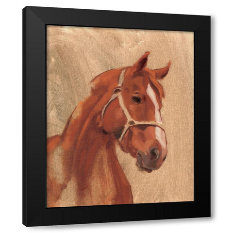 Thoroughbred II Black Modern Wood Framed Art Print by Green, Jacob