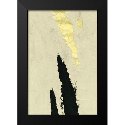 Twin Canyons II Black Modern Wood Framed Art Print by Willett, Michael