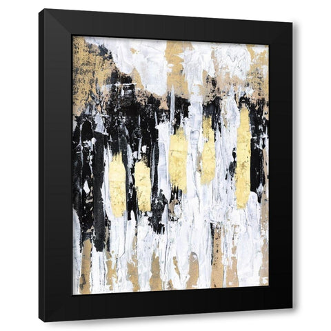 Gilded Compendium Black Modern Wood Framed Art Print by Stramel, Renee W.