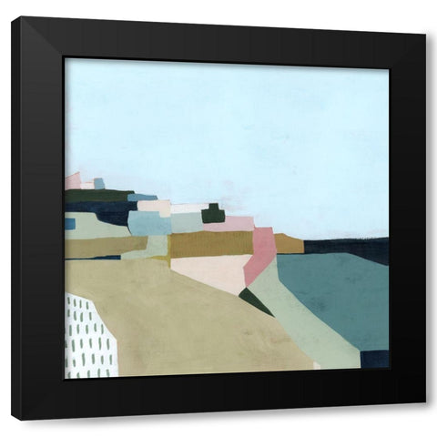 Hillside Revelry I Black Modern Wood Framed Art Print with Double Matting by Popp, Grace